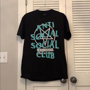 anti social social club shirt.